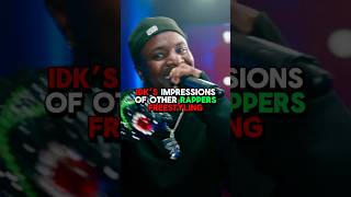 IDK doing impressions of other rappers freestyling jid denzelcurry idk cordae smino freestyle [upl. by Scharaga636]