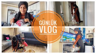 GUNLUK VLOG  TEMIZLIK  KARGO ACILIMI  SOK ALISVERIS ✅ [upl. by Eleonore437]