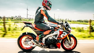 Aprilia Tuono V4 1100 Factory 2021 SC Project Exhaust Sound [upl. by Ester]