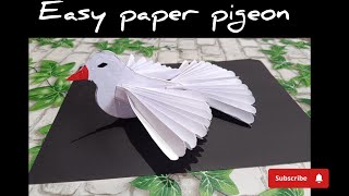 DIYHow to make paper pigeoneasy craft ideas for kidsThe crafters art for you [upl. by Nagiem898]