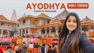 Ayodhya Ram Mandir Darshan  AZ Ayodhya Tour Guide  Places to Visit amp Eat  Stay Heena Bhatia [upl. by Eilliw]