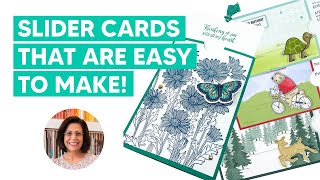 🔴How to Make 4 Beautiful Interactive DIY Slider Cards [upl. by Krilov]