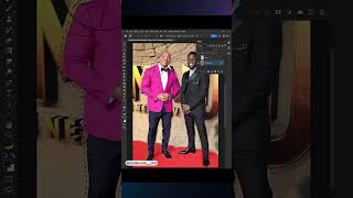 How to reduce your height in Photoshop photoshop photoshoptutorial photoedit [upl. by Panthea]