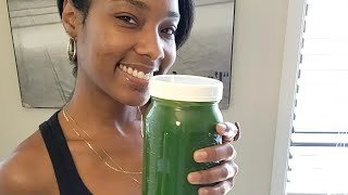 How to make Chlorophyll Juice  Juice with me Chlorophyll Juice Recipe [upl. by Ohploda]