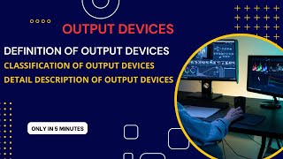 Output devices of computer [upl. by Yaja]