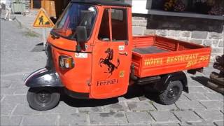 Triporteur Piaggio quotFerrariquot [upl. by Ellessig]