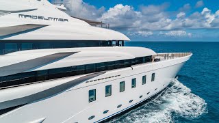 311 Lurssen quotMadsummerquot Motor Yacht  95m Lürssen  SuperYacht [upl. by Leber]