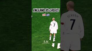 Free Kick Beckham 🔥 vs Greece 🇬🇷 [upl. by Yatnuhs]