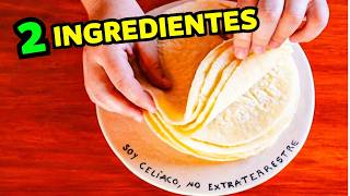 ✴️ MASA para TACOS 2 ingredientes RAPIDITAS sin TACC con premezcla SIN GLUTEN [upl. by Dnomal699]