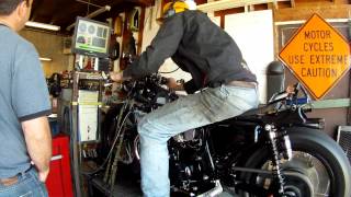 cb750f 915cc Dyno run at Twineline Seattle [upl. by Eralcyram825]