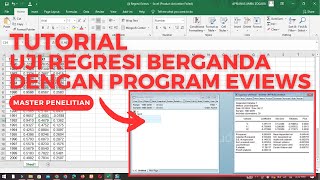 Tutorial Uji Regresi Berganda dengan Eviews [upl. by Joela341]