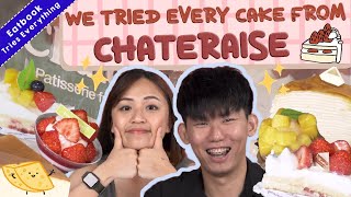 We Tried Every Cake From Chateraise  Eatbook Tries Everything  EP 11 [upl. by Huxham880]