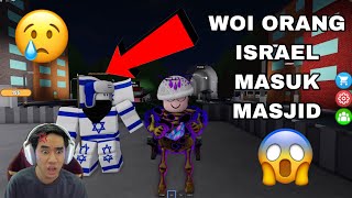 WOI ORANG ISRA3L MASUK MASJID 😡 PRAY SIMULATOR ROBLOX 😇 [upl. by Garnette250]