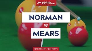 Gary Norman v Ryan Mears  Group Stages  2024 World Matchplay Championships [upl. by Heimlich580]