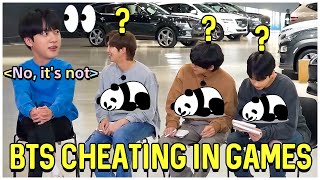 BTS Cheating In Games Is The Most Chaotic [upl. by Leirrad]