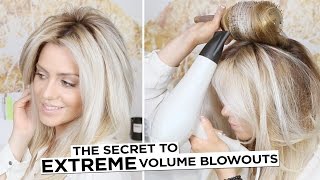 The Secret to EXTREME Volume Blowouts  with NO Frizz [upl. by Ennaer]