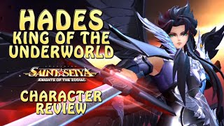 HADES KING OF THE UNDERWORLD FULL CHARACTER REVIEW Saint Seiya Awakening [upl. by Edwine949]