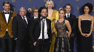 Emmys 2018 Game of Thrones Cast Backstage Full Press Conference [upl. by Yeldah]