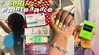 SPRING MAINTENANCE VLOG ❀˖ °  hair nails  hygiene amp perfume shopping [upl. by Harli631]