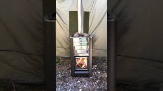 HISSI TENT SAUNA with HARVIA STOVE [upl. by Gosser889]