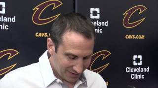 Cleveland Cavaliers David Blatt on on his relationship with Warriors’ head coach Steve Kerr [upl. by Daegal555]