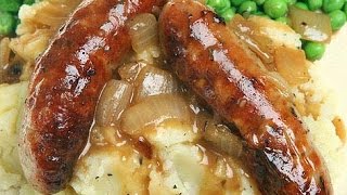 Sausages in Brown Onion Gravy  One Pot Chef [upl. by Petersen]