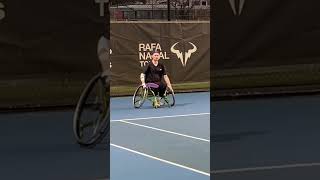 travelling to play wheelchair tennis disability fshd tennis [upl. by Gilbye]