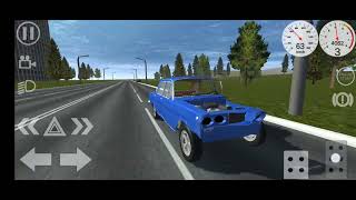 Simple Car Crash Physics Simulator Volga V8 chase 9 [upl. by Bathsheb]