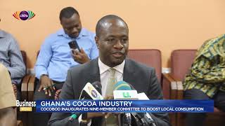 Ghanas cocoa industry COCOBOD inaugurates ninemember committee to boost local consumption [upl. by Stearns944]