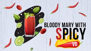 The best Bloody Mary using spicy v8 [upl. by Nnylyar]