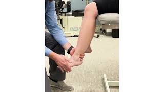 MMT Ankle Eversion with Plantarflexion Manual Muscle Testing [upl. by Ehcadroj810]