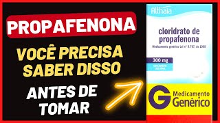 💊 PROPAFENONA RITMONORM VATIS TUNTA  EFEITOS COLATERAIS  INDICAÇÕES TUDO SOBRE ESSE ANTIARRITMICO [upl. by Tunnell]