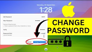 How to Change or Reset Password in Mac MacBook Air or MacBook Pro [upl. by Ertnod]