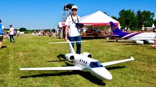 Beautiful selfmade RC Cessna Citation M2 Flight Demonstration from Felix Löber [upl. by Revolc]