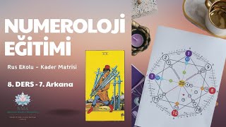 NUMEROLOJİ DERSLERİ  KADER MATRİSİ  Savaşçı enerjisini anlatan 7 Arkana [upl. by Tyra]