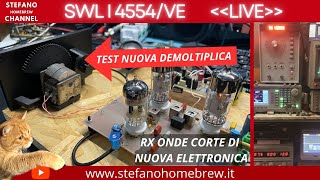 RX Valvolare di Nuova Elettronica Testiamo la demoltiplica sul condensatore variabile in diretta [upl. by Orsa599]