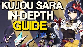 KUJOU SARA INDEPTH GUIDE  ARTIFACTS  BUILDS  MECHANICS  WEAPONS  Genshin Impact [upl. by Salzhauer]