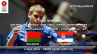 TTokyo2014 Belarus  Serbia [upl. by Nednil]