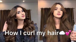 How I style my hair  Alishbah Anjum [upl. by Chad19]