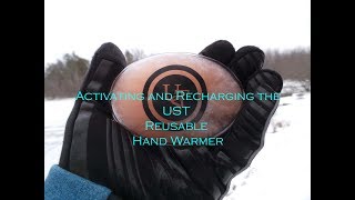 Activating and Recharging the UST Reusable Hand Warmer [upl. by Ettolrahs]