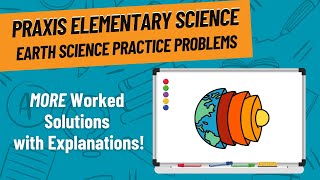 More Earth Science Practice Problems for Praxis Elementary Science 5005 [upl. by Haimirej]