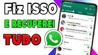 Como RECUPERAR TODAS as Mensagens e Conversas Apagadas do WhatsApp 2023 [upl. by Corri]