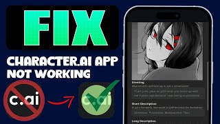 How to Fix Character Ai App Not Working 2024 [upl. by Ffilc]