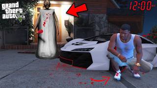 GTA 5  Franklin Escaped From Granny At 12 AM  GTA 5 mods [upl. by Ogram]