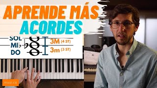 Más Acordes En El Piano Triadas Menores Disminuidas y Aumentadas Teoría Musical Aplicada [upl. by Oribel726]