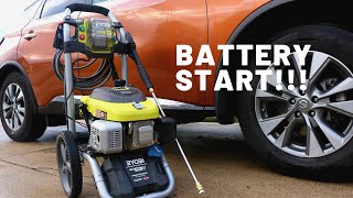 Never pull start a pressure washer AGAIN Ryobi 3200 PSI Battery Start Pressure Washer REVIEW [upl. by Rehoptsirhc86]