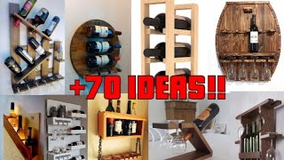 70 Ideas de madera Vinotecas y Portavinos que puedes hacer para vender y Generar Ingresos 🔥💰 [upl. by Elora942]