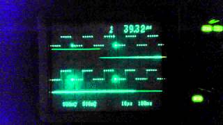 Tektronix 2445A  delayed sweep feature [upl. by Annadroj]