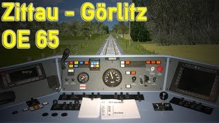 ★ FÜHRERSTANDSMITFAHRT DER ODEG OE65  Zittau nach Görlitz Loksim3D HD [upl. by Yanej]