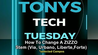 Tonys Tech Tuesday Ep 36 How To Change Stem On ZiZZO Via Forte Liberte Urbano [upl. by Osana]